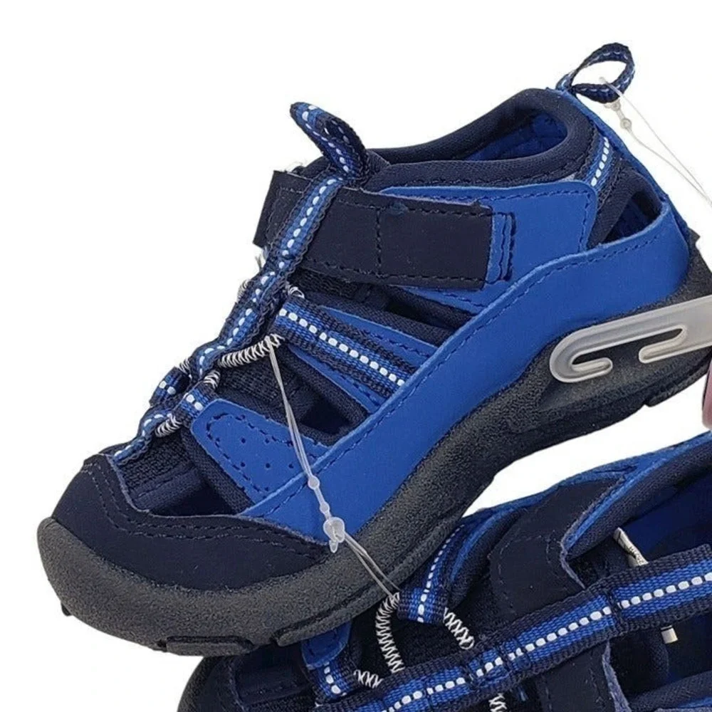 OshKosh B'gosh Toddler Water Shoes Sandals Blue Hook Loop Size 5T Beach Pool NEW